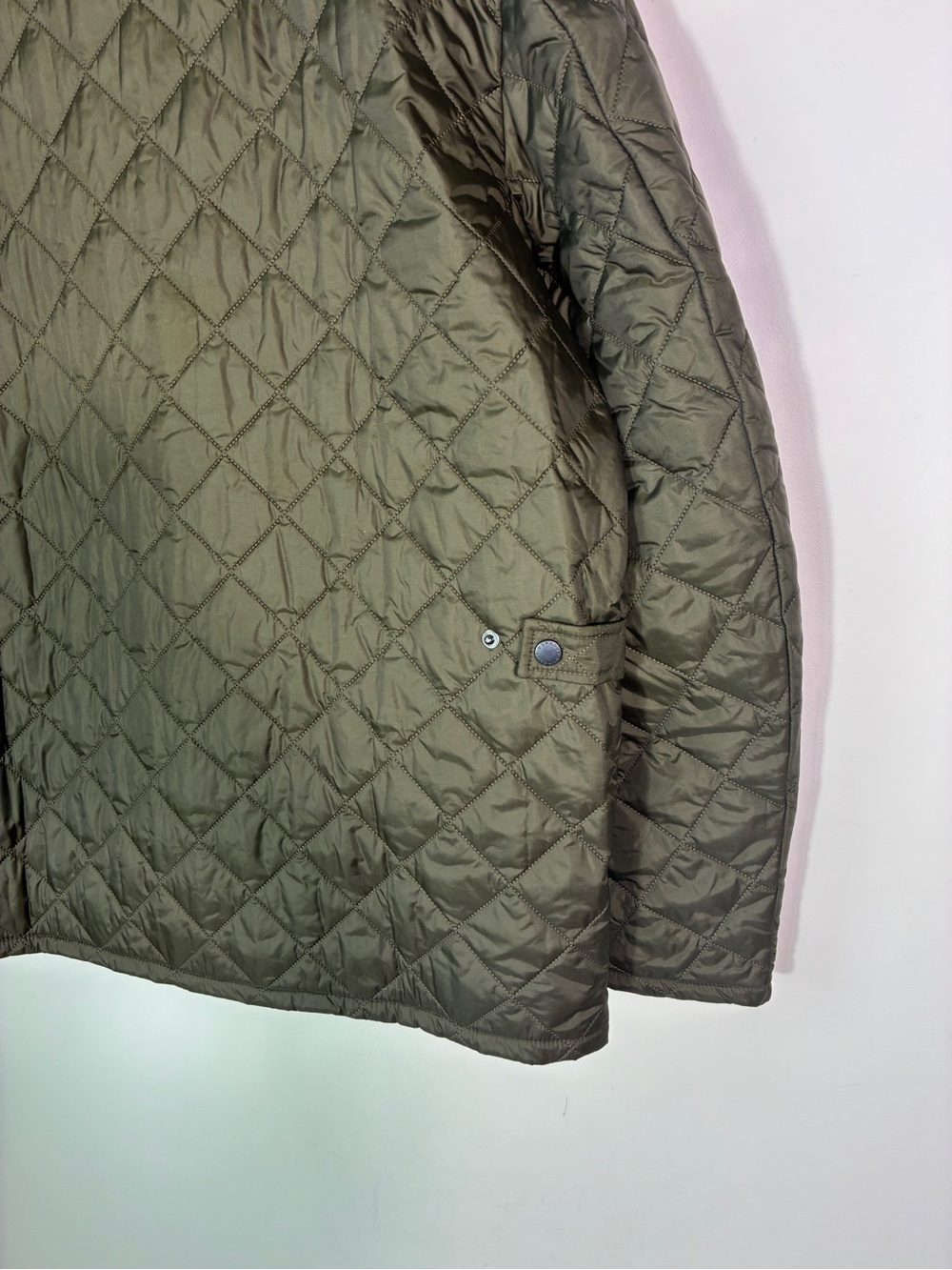 Barbour Olive Flyweight Chelsea Quilted Jacket Size 2XL NWT - Picture 5 of 9